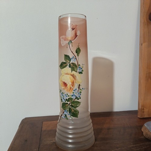 Vase art déco - art, givré