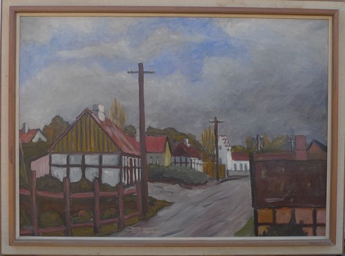 Inconnu peintre rue de la - peintre,