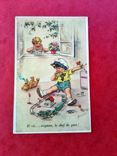 CP GERMAINE BOURET IL EST .. MIGNON LE CHEF DE GARE