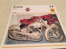 Carte moto MV Agusta 250 cm3 1947 collection Atlas Italie