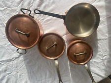 Un Lot de 4 MAUVIEL en cuivre