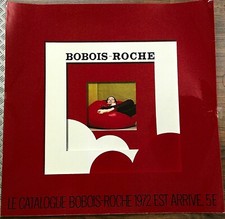 AFFICHE PUB ROCHE BOBOIS Catalogue 1972 - Rétro -50x50 - Rare-Tbe
