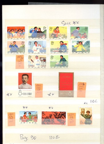 100626 timbres chine a - timbres, de
