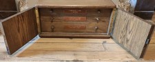 Ancienne Ménagère Coffret Tiroirs Bois Massif. Art Deco Complète. Tbe