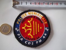 obsolete badge municipal police National Public Function Territorial Center