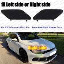 Unpaint For VW Scirocco 2009 -2014 Front Bumper Headlight Washer Cover Cap