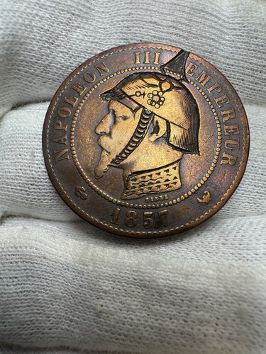 Napoleon iii centimes 1857 - iii,
