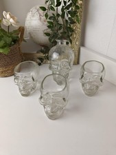 Lot Verres et Bouteille Tête