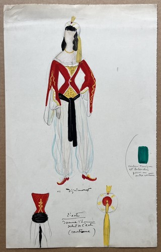 Dessin aquarelle andré - dessin,