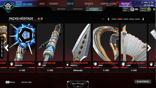 Compte apex legends herloom - apex, legends,