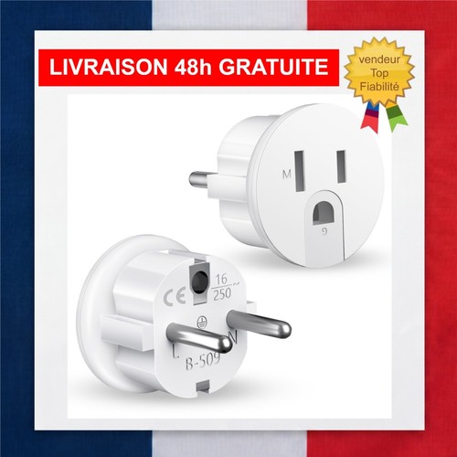 Adaptateur prise usa vers - prise,