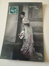 carte postale ancienne Bonnes Fêtes 