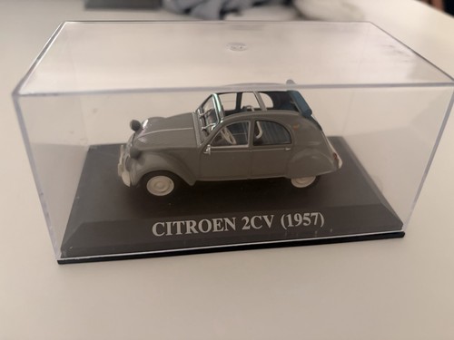 Citroën 2cv 1957 grise - citroën,