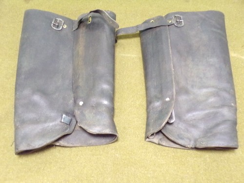 Houseaux jambiere guetre cuir - houseaux,
