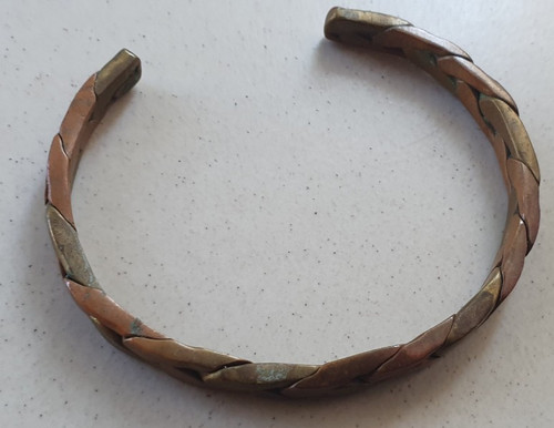 Bracelet ancien cuivre et - bracelet,