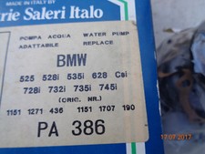 Pompe à Eau Water Pump BMW