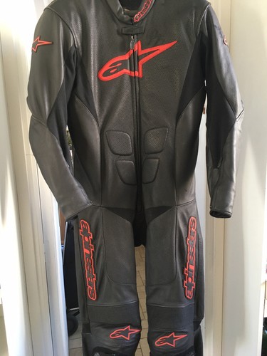 Combinaison cuir moto alpine - moto,