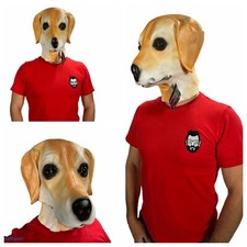 Labrador Golden Masque Latex Animal Chien Accessoire Costume Canin Lab Chiot
