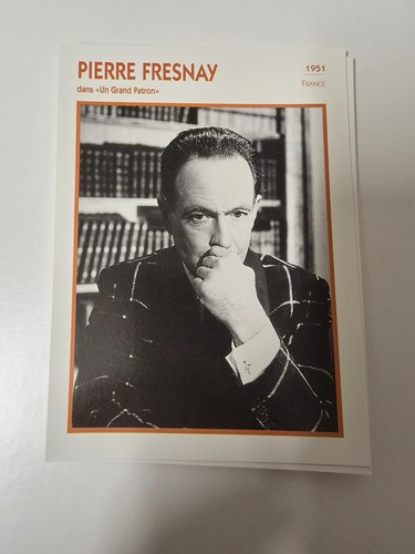 Carte fiche acteur - carte, edition