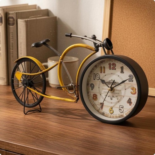 Horloge table artisanale en - table,