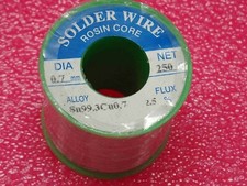 bobine de 250gr: soudure 0.7mm