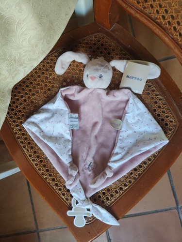 Doudou lapin pomme alice - doudou,