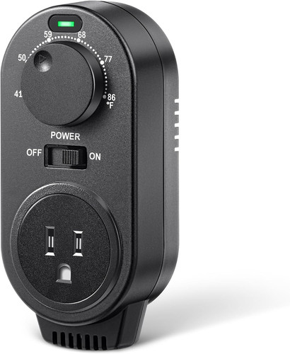 Adjustable thermostat plug - plug, in