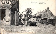 Belgium - WEST FLLANDERS - WESTVLETEREN, Tramstatie, train stop