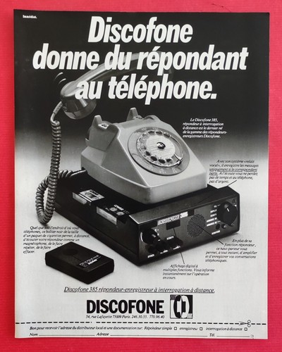 Publicité presse - de,