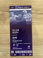 Paris souvenir ticket 2024