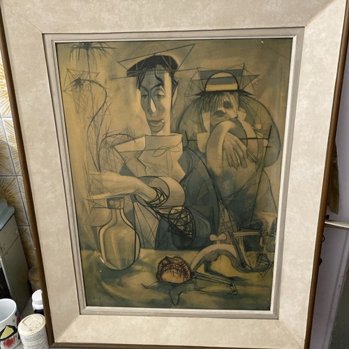 Tableau original lithographie - tableau,
