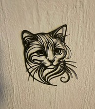 Art Mural Chat - Décoration Murale - Wall Art - Idée Cadeau