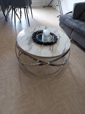 table basse avec plateau