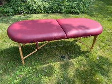 Used BestMassage U1-Burgundy Portable Massage Table - Burgundy