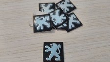 LOT DE 2 LOGO STICKER Peugeot