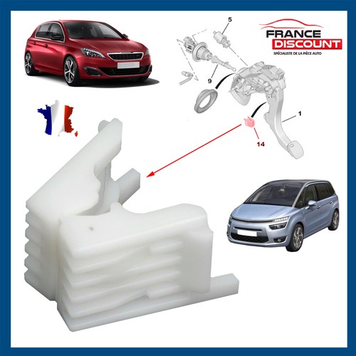 Fixation emetteur pedale - fixation,