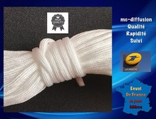 paracorde BLANC 550 7brins Pour Loisirs Créatif ( Vendu Au Mètre )