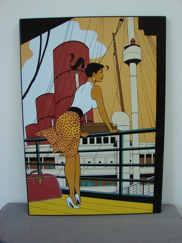 Plaque emaillee berthet bd3d - emaillee,