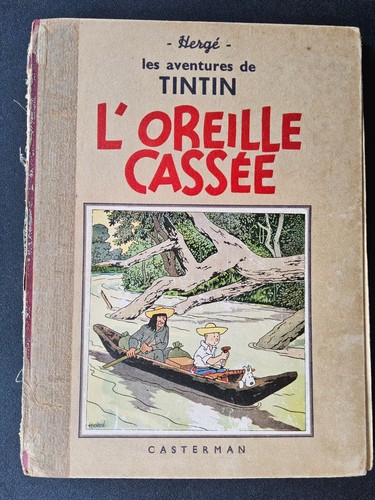 Tintin oreille cassée - l’oreille,