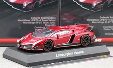 Kyosho 1/64 Lamborghini Collection 6 Lamborghini Veneno L539 2013 Red Metallic