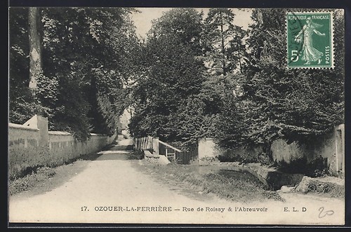 Cpa ozoir ferrière rue de - rue,