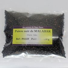Poivre noir de Malabar (Indes)