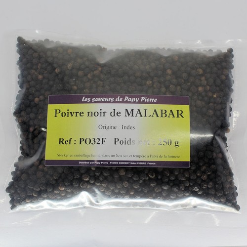 Poivre noir malabar - de,