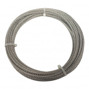 Cable diamètre 4mm - inox, inox
