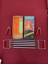 Antique Sport Bodybuilding Toy Antique THE TARZAN Chest Expander Complete