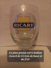 Rare grand verre ballon ricard