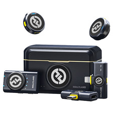 Hollyland Lark M2 comb Wireless Lavalier Microphone for Camera, iPhone, Android