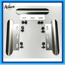 GO KART CHASSIS SKID PLATE 3 PIECE + BOLT NUT WASHERS KERB RIDER  BY ITALSPORT