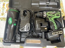Hitachi 12V Cordless Driver DS12DVF3 With Flashlight & Hard Shell Case