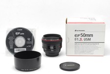 [Top MINT] Canon EF 50mm f/1.2 L USM Standard Lens for EOS with BOX From JAPAN
